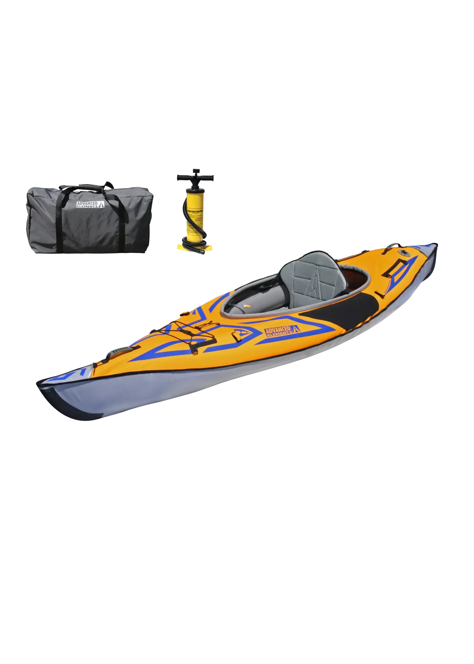 Advanced Elements AdvancedFrame Sport Kayak Orange/Blue w/ Pump