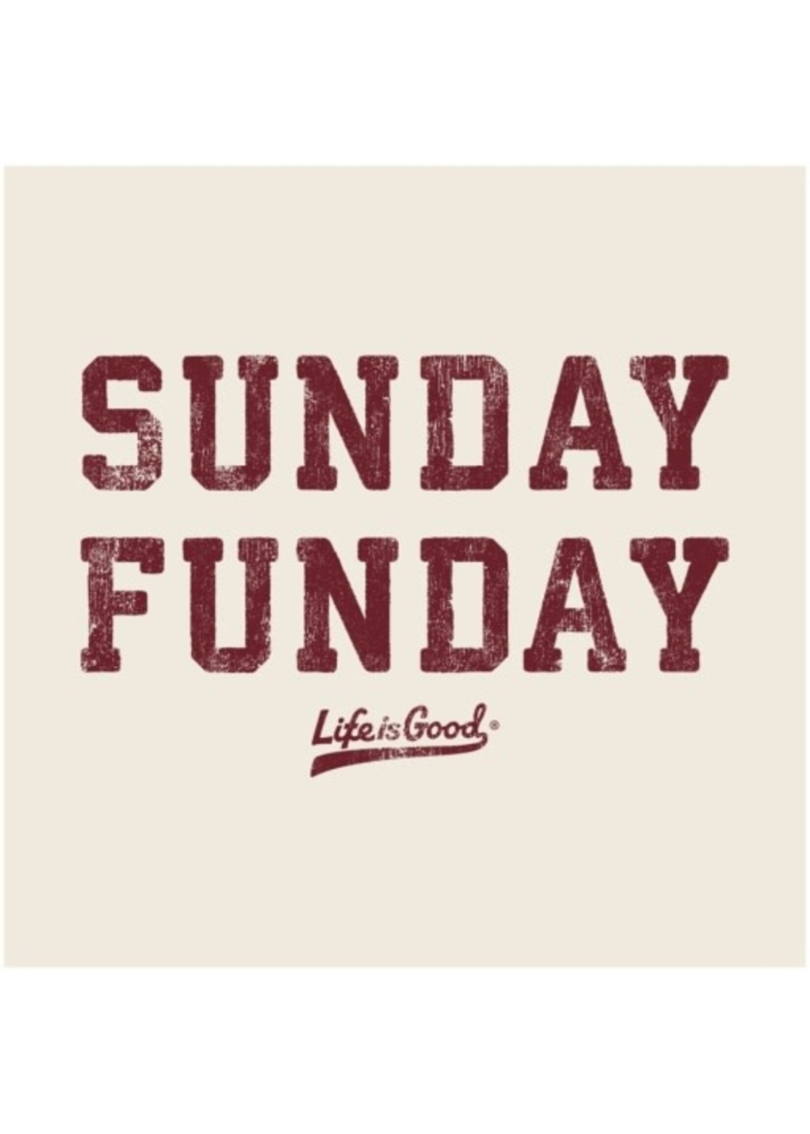 Life Is Good Men's Sunday Funday Crusher-Lite Tee