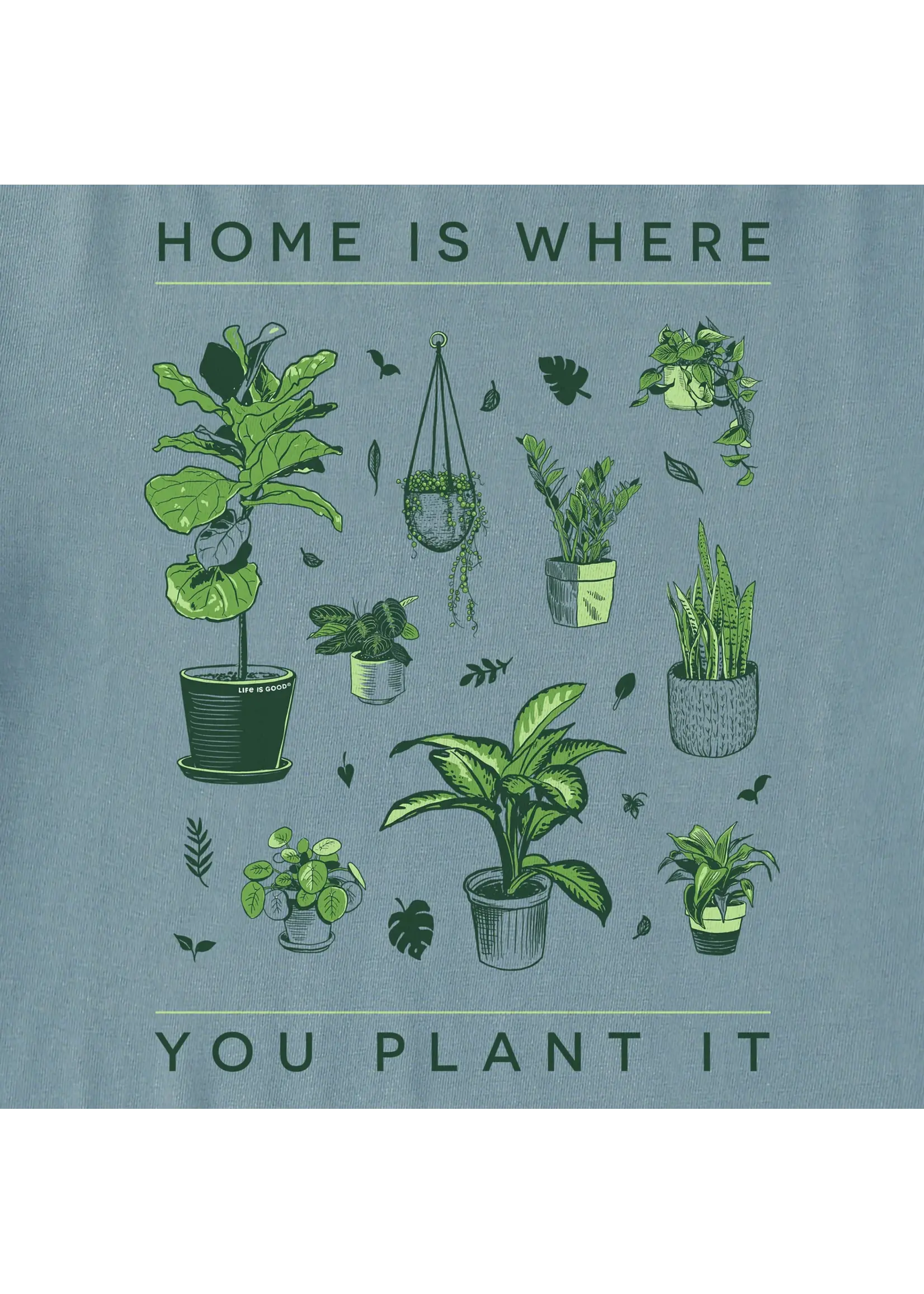 Life Is Good W's Home Is Where You Plant It Crusher Tee