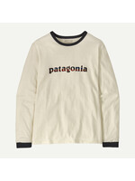 Patagonia Patagonia Women's L/S '73 Text Logo Responsibili-Tee