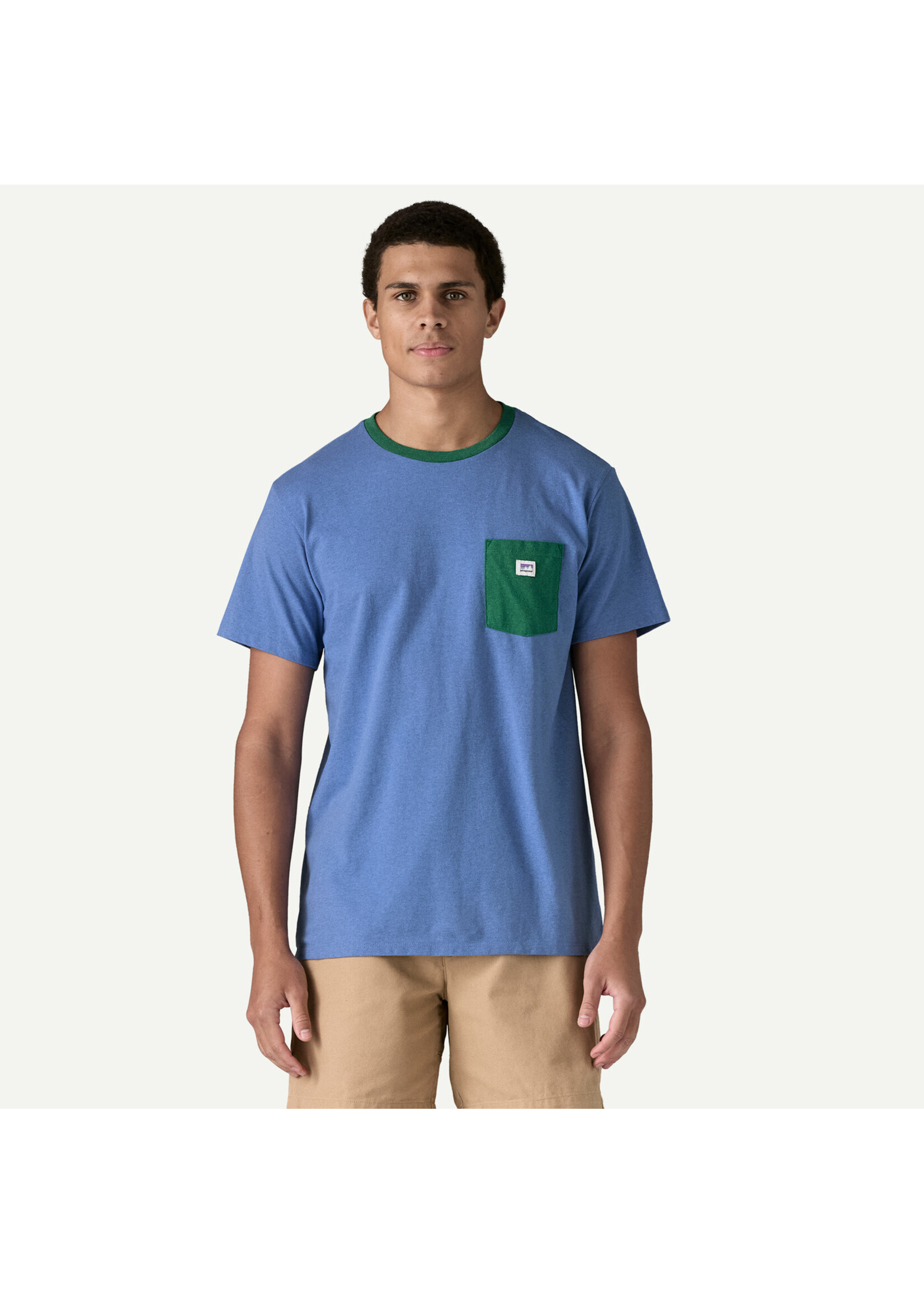 Patagonia Patagonia Men's Shop Sticker Pocket Responsibili-Tee