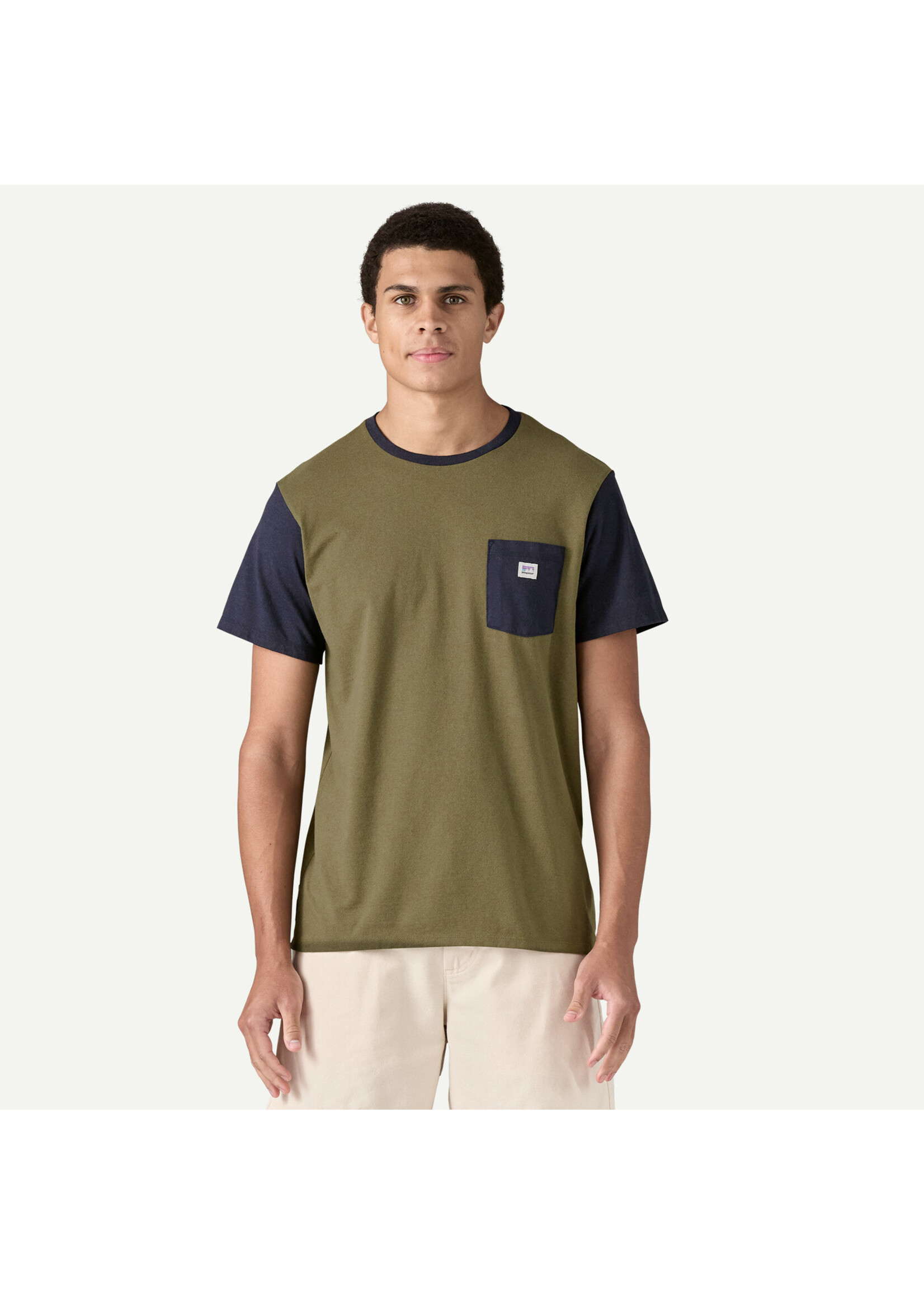Patagonia Patagonia Men's Shop Sticker Pocket Responsibili-Tee