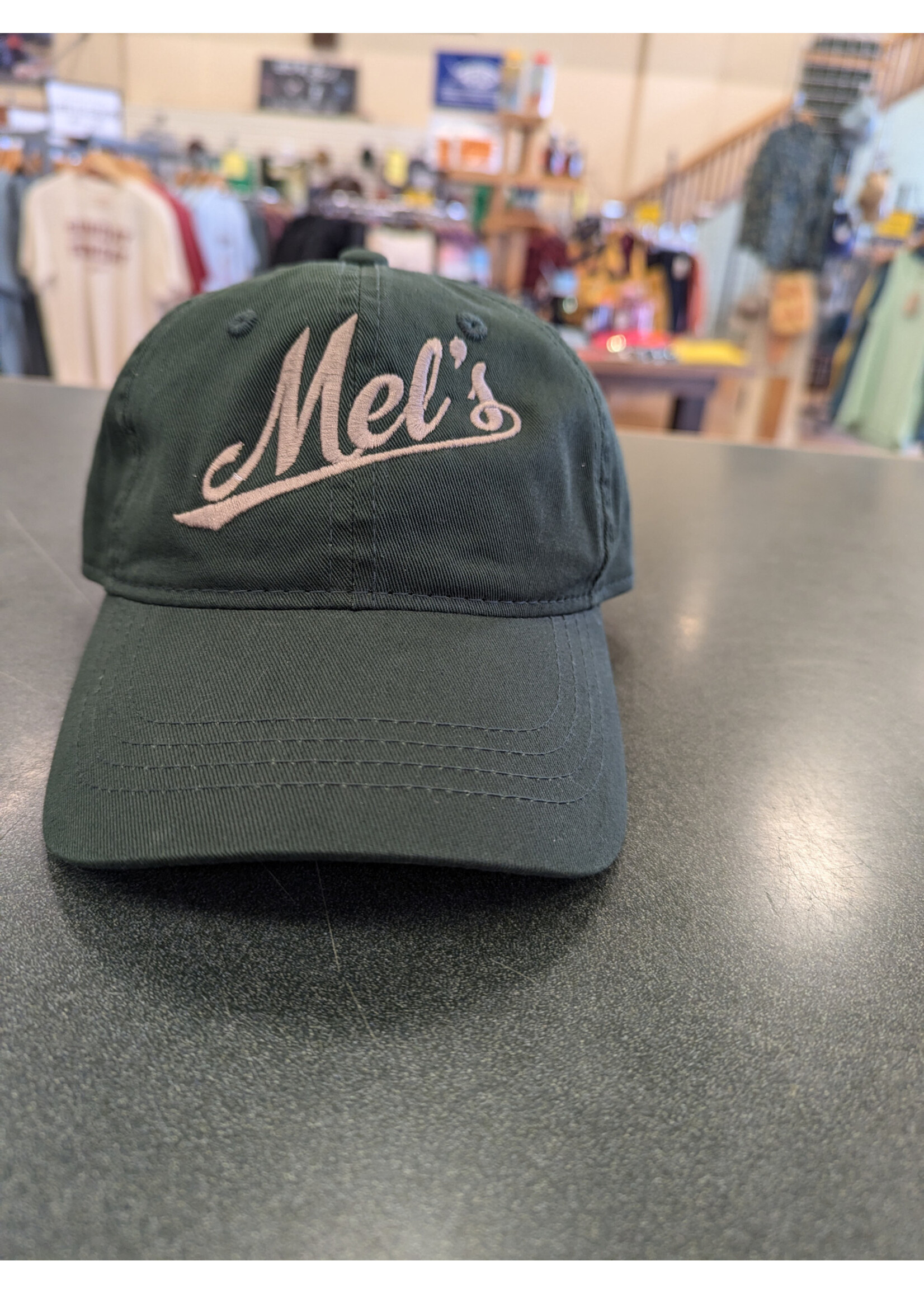 Mel's! Mels Trading Post Script Hat