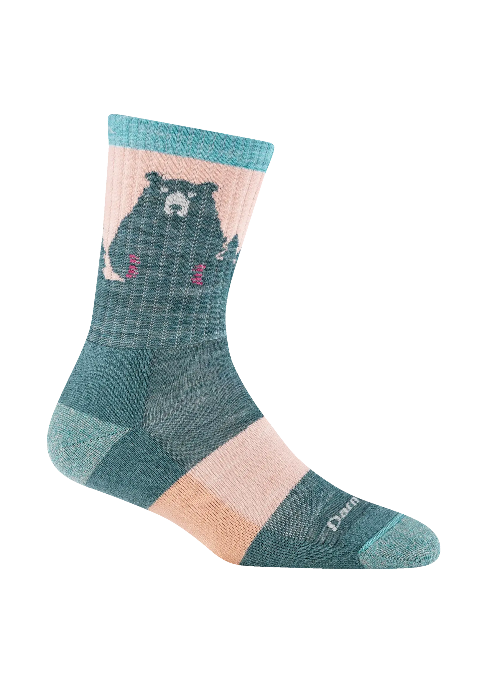 Darn Tough Vermont Darn Tough Bear Town Micro Crew Lightweight With Cushion