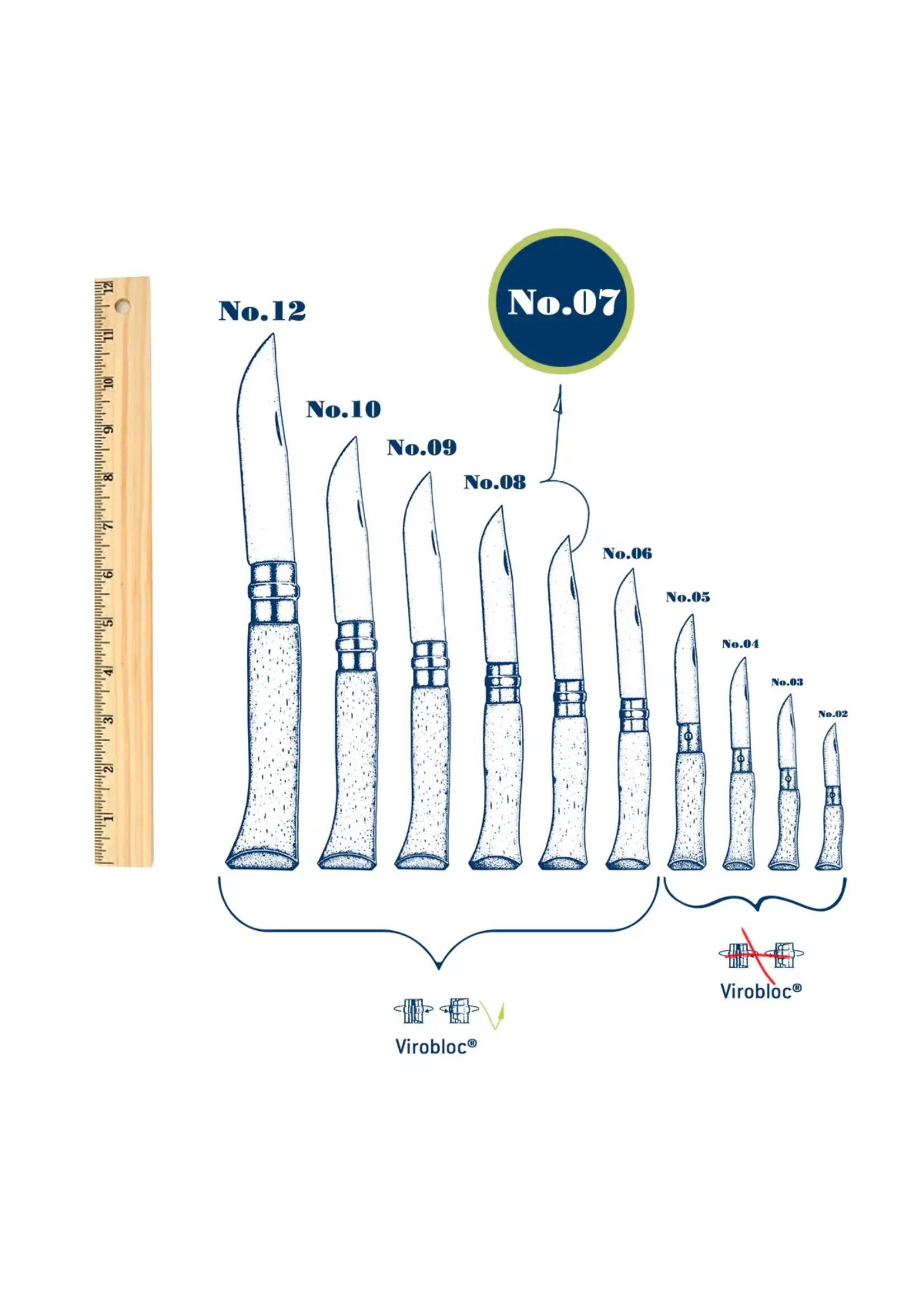 Opinel Opinel No. 07 Stainless Steel Knife