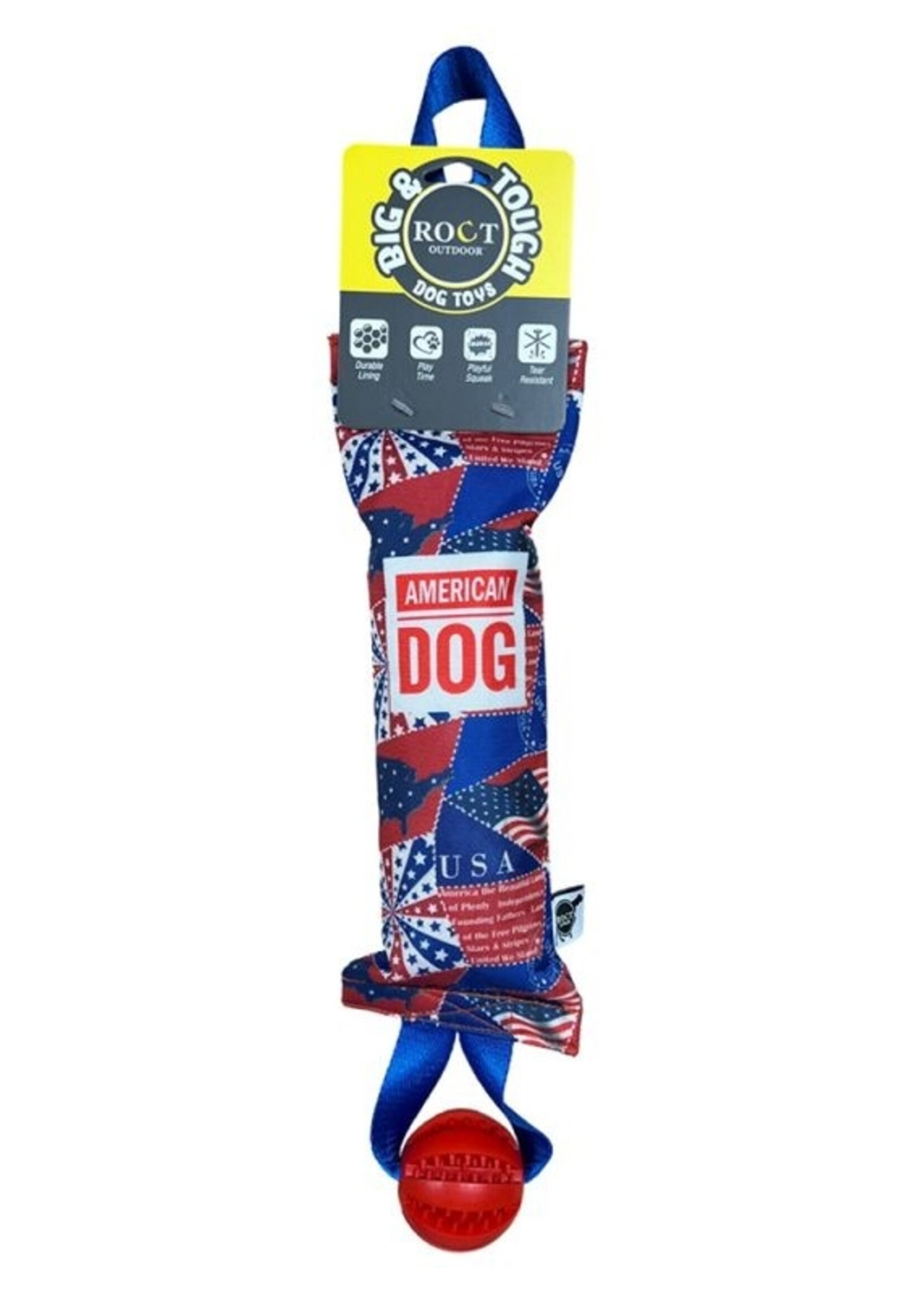 ROCT ROCT Water Bottle Ball Retriever Lined Dog Toy American Dog