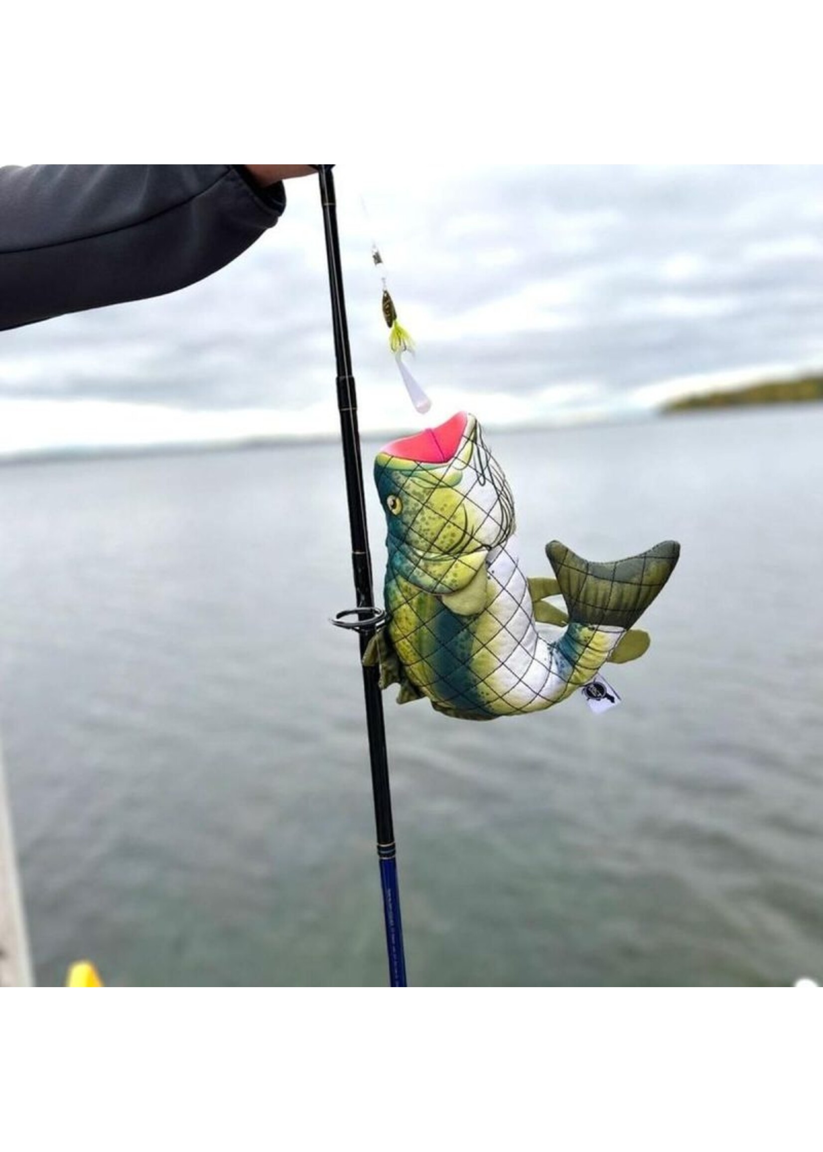 ROCT ROCT Fighting Bass Lined Dog Toy