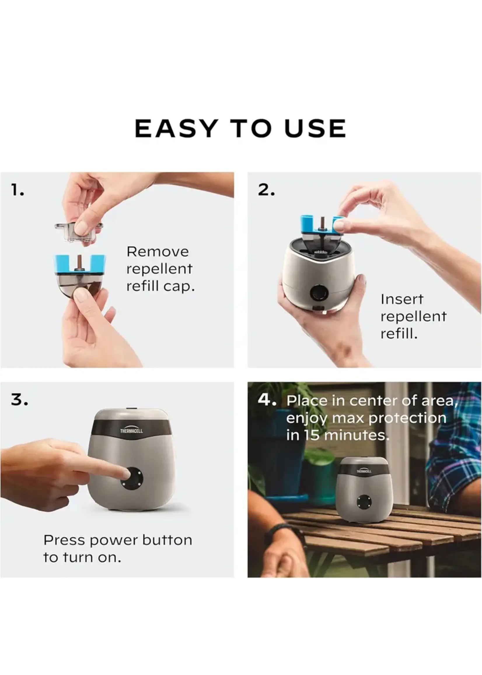 Thermacell E55 Rechargeable Mosquito Repeller