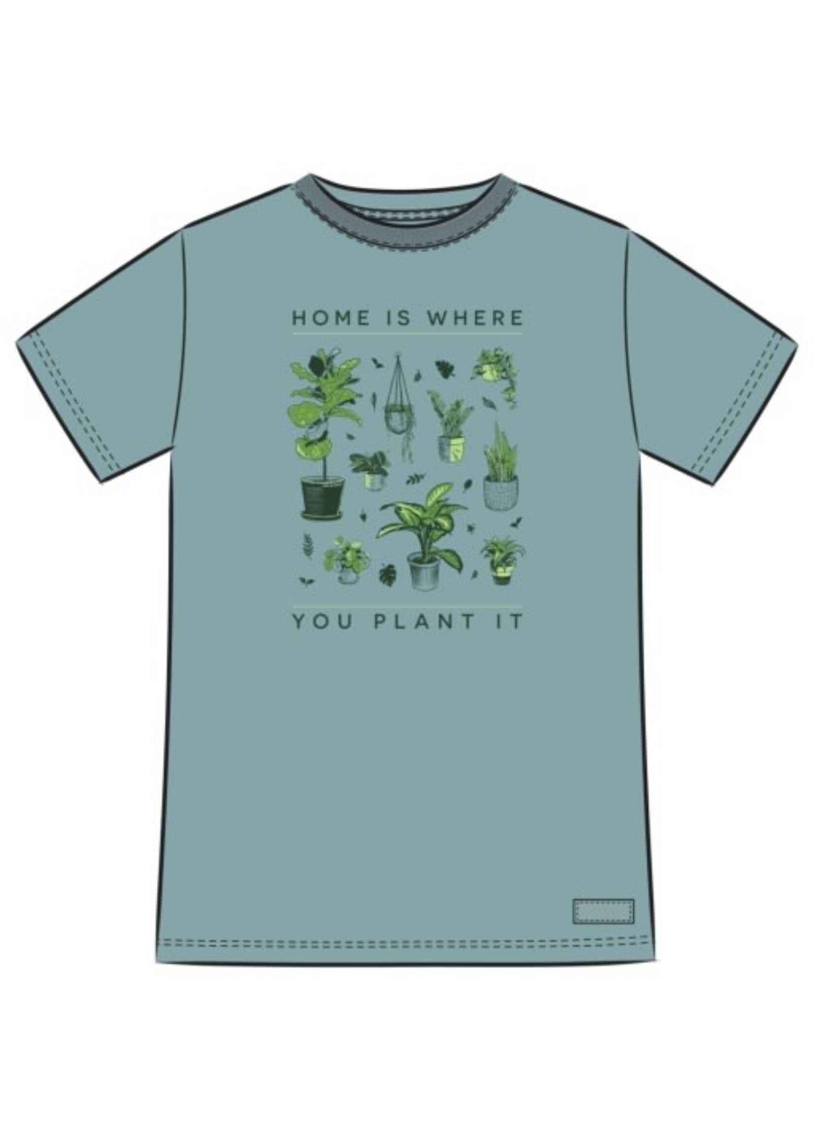 Life Is Good W's Home Is Where You Plant It Crusher Tee