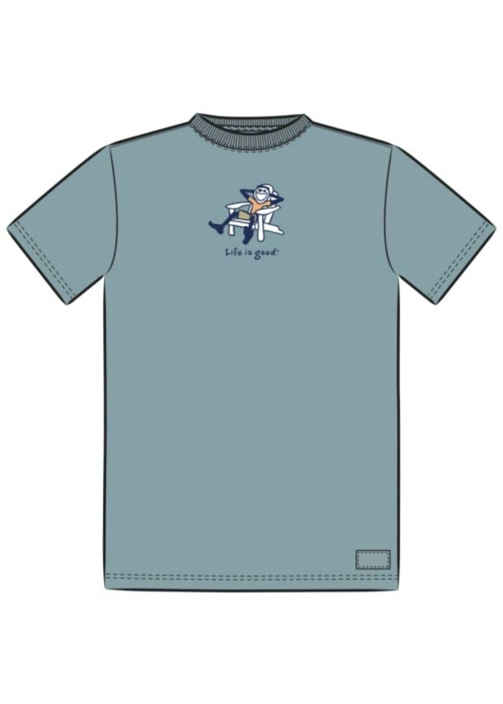 Life is Good Men's Adirondack Jake Short Sleeve Crush