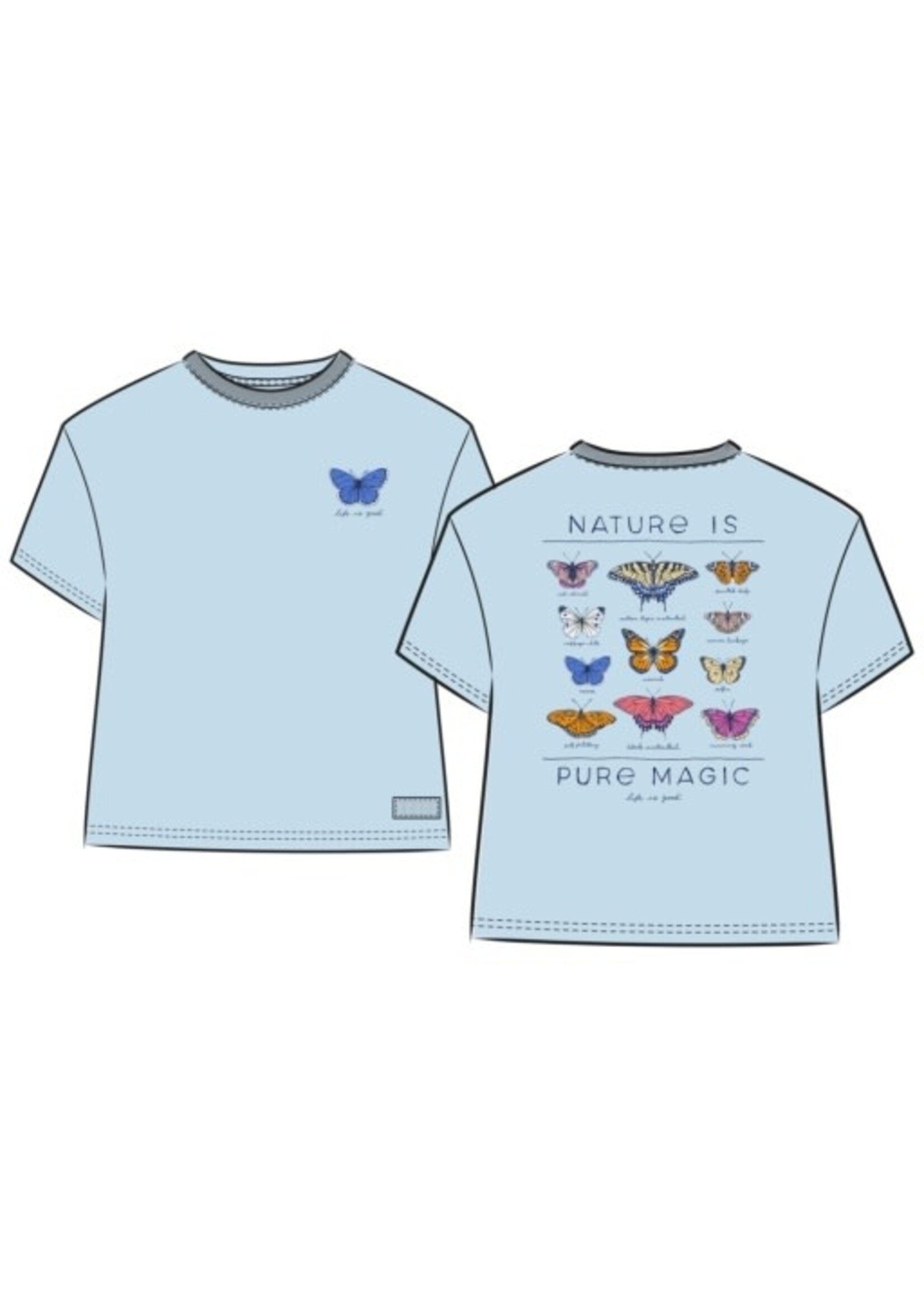 Life Is Good Women's Nature Is Pure Magic Crusher Boxy Tee