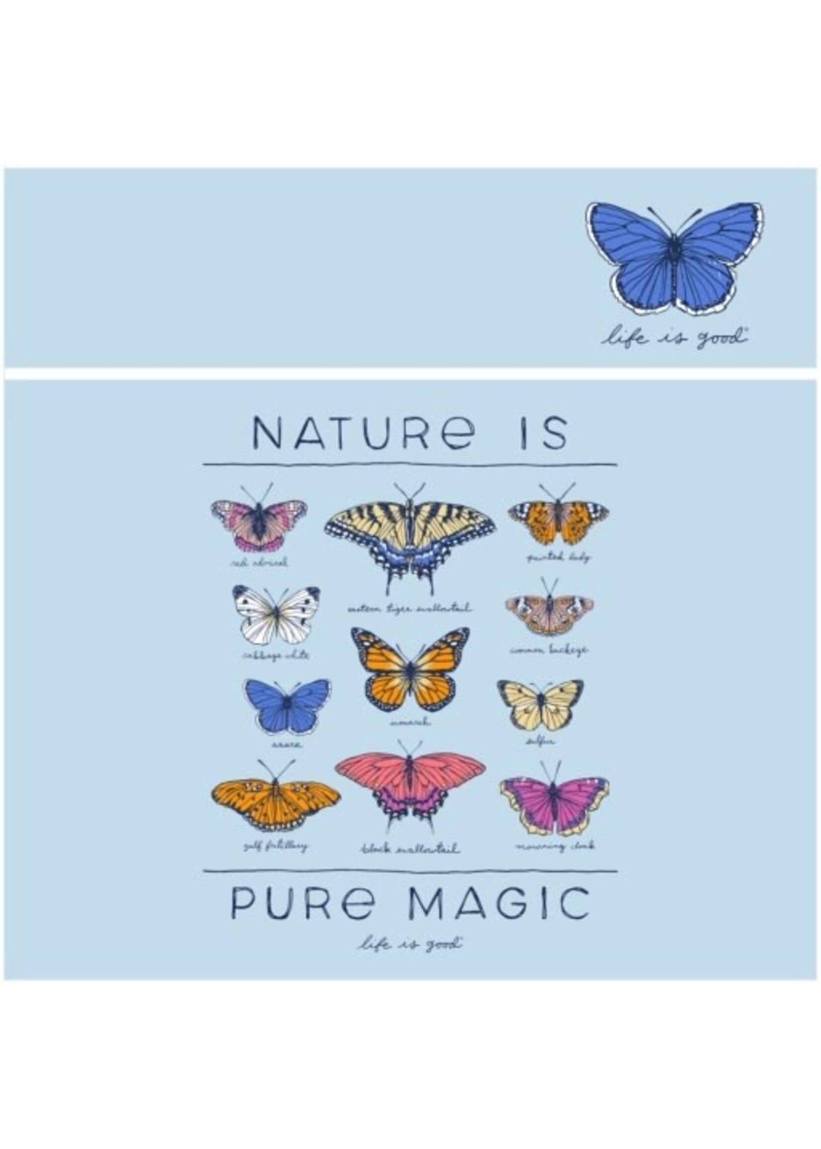 Life Is Good Women's Nature Is Pure Magic Crusher Boxy Tee