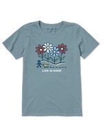 Life Is Good W's Daisy Hike Short Sleeve Crusher Tee