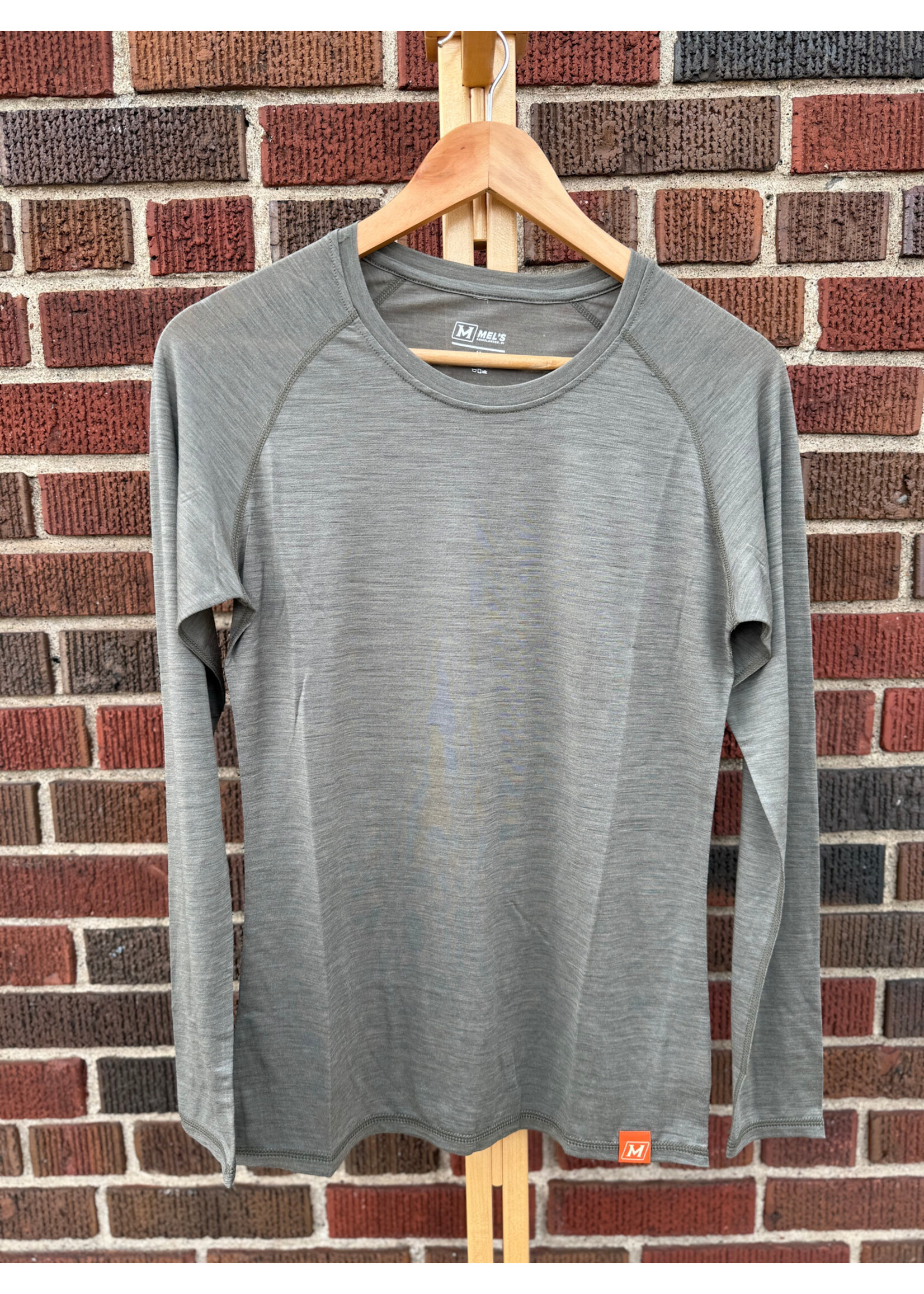 Mel's! Mel's Trading Post W's Merino Long Sleeve