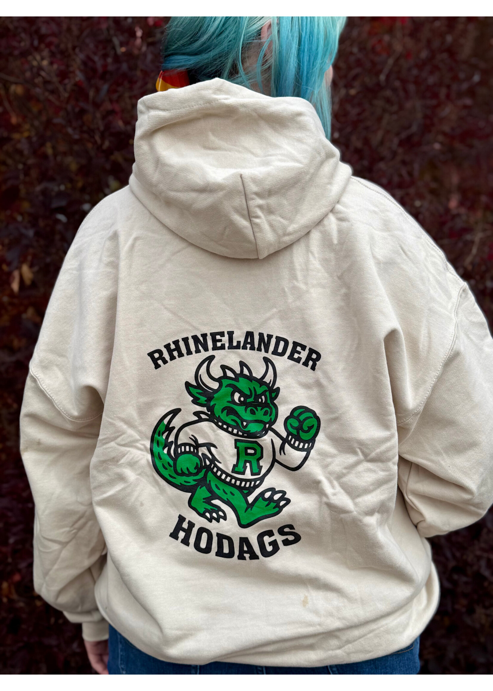 Mel's! Mel's Trading Post Unisex Collegiate Hodag Back Graphic Hoodie