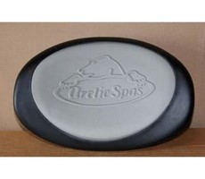 Pillow w/Suction Cup Arctic Logo 2 Tone Black/Grey