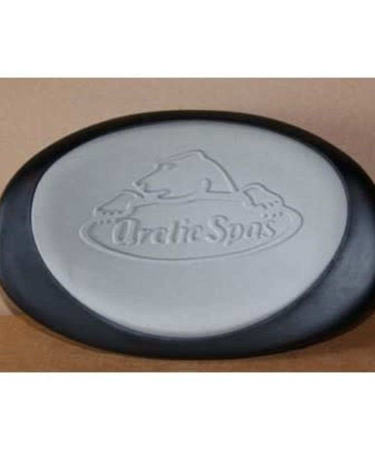 Pillow w/Suction Cup Arctic Logo 2 Tone Black/Grey