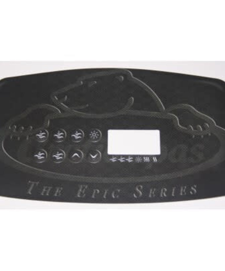 Overlay for TSC-80 Topside Control Pad 5 Pump Epic Series - Gecko