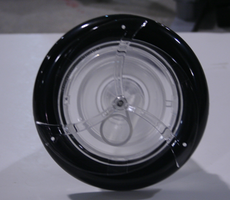 Turbo 5" Single Pulse Black/Clear Screw In