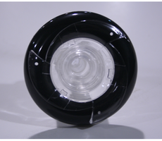 Turbo 3" Directional Black/Clear Screw In