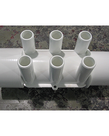 Manifold 6 Port 2" Spg x 2" Soc x 3/4" Barb
