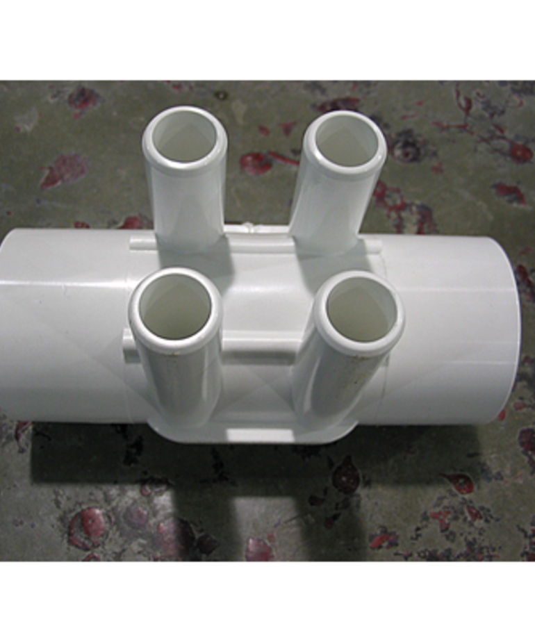 Manifold 4 Port 2"spg x 2"spg x 3/4"barb