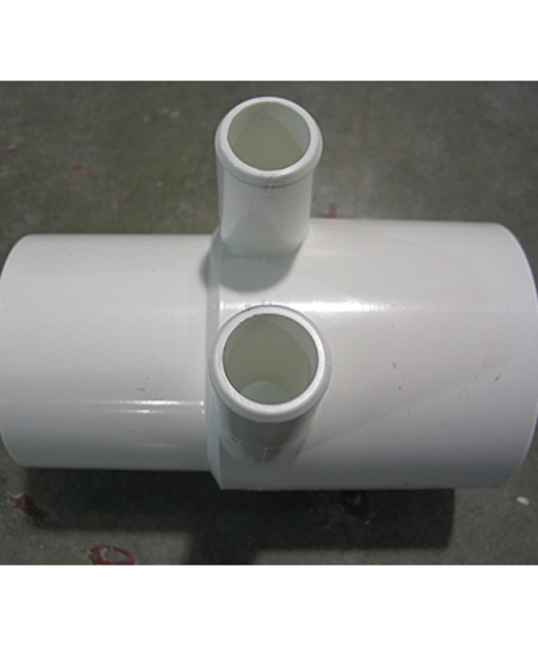 Manifold 2 Port 2"spg x 2"soc x 3/4"barb