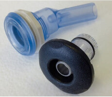 Waterfall Flush Mount Black