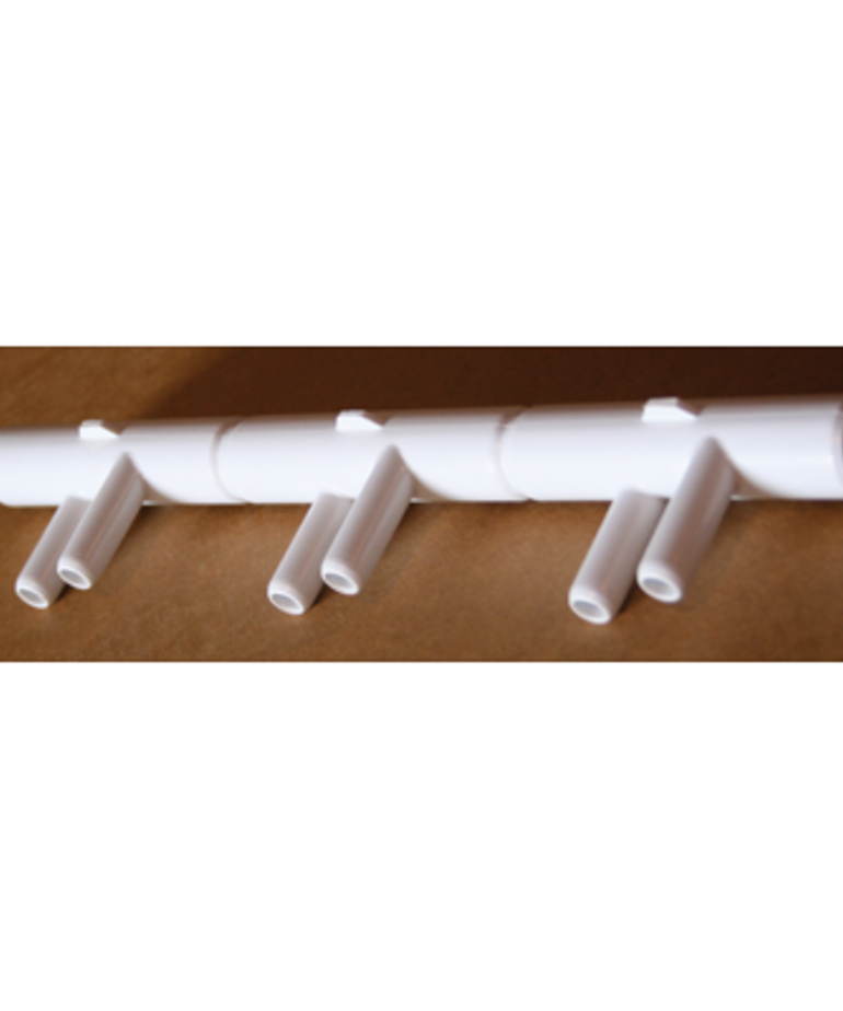 Manifold 2-4-6 Port 3/4" x  3/8"barb