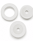 Diverter Top Threaded Cap White