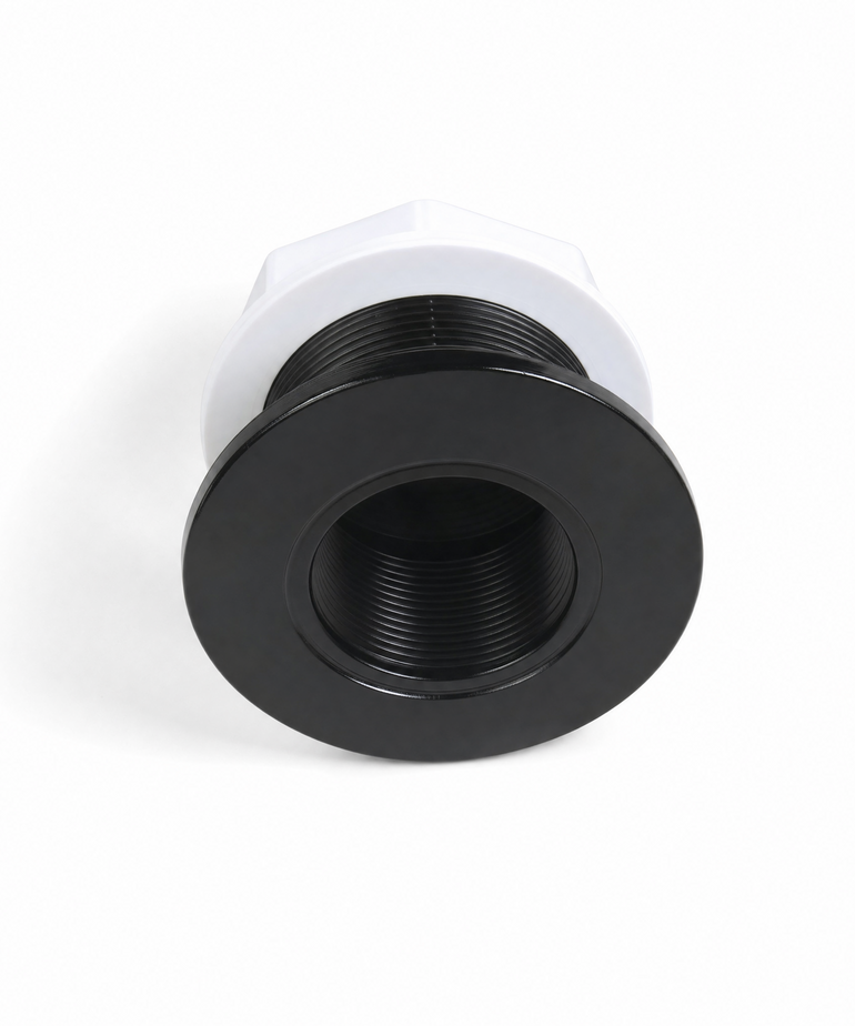 Lippert Wallfitting 1.5" Threaded Black