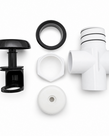 Diverter Valve Complete Black Round Handle
