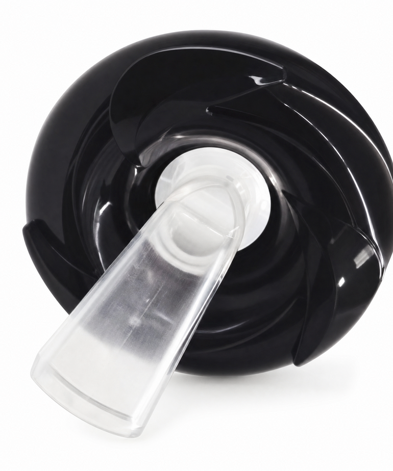 Jet - Pepperleaf  - Neck Jet - 3" - Threaded  (Black/Clear)