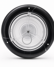 Turbo 5" Single Pulse Black/Clear Screw In
