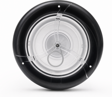Jet - Turbo - 5'' - Single Pulse - Screw In (Black/Clear)