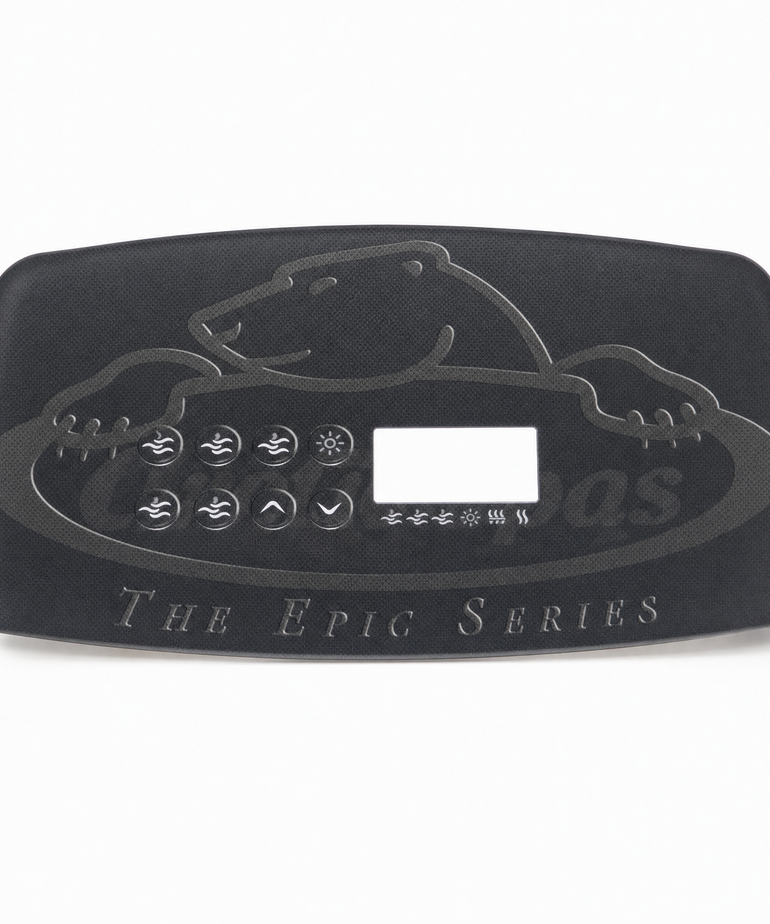 Overlay for TSC-80 Topside Control Pad 5 Pump Epic Series - Gecko