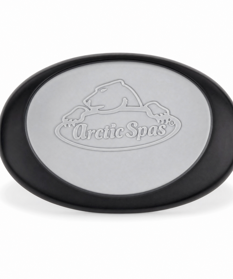 Pillow w/Suction Cup Arctic Logo 2 Tone Black/Grey