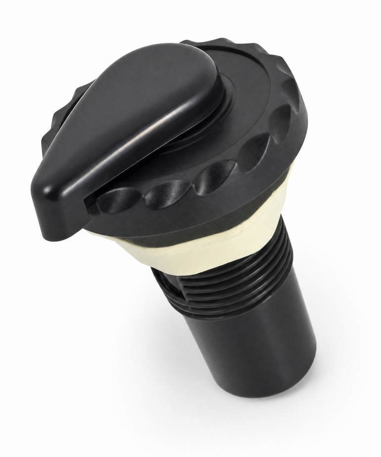 Air Control Black Scalloped