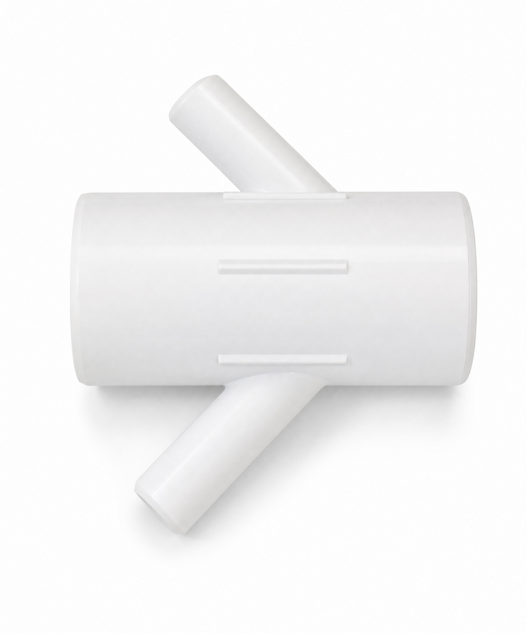 Manifold  2 port Y 2"spg x 2"spg x 3/4"barb for Peak Ozone System™