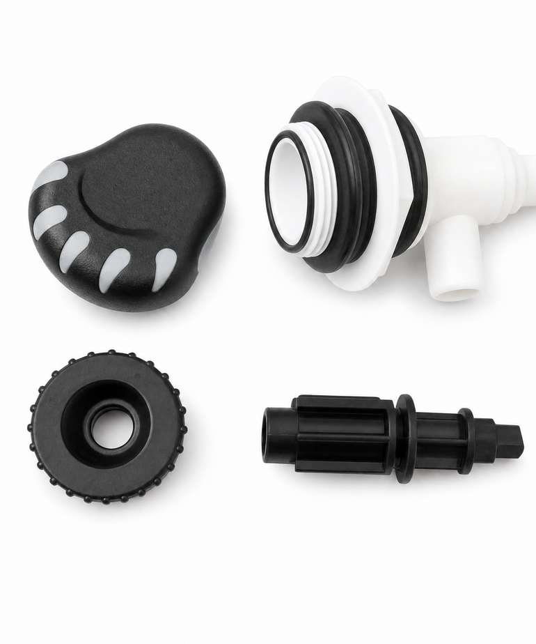 Arctic Spas Valve On/Off Bearclaw 2-Tone Complete