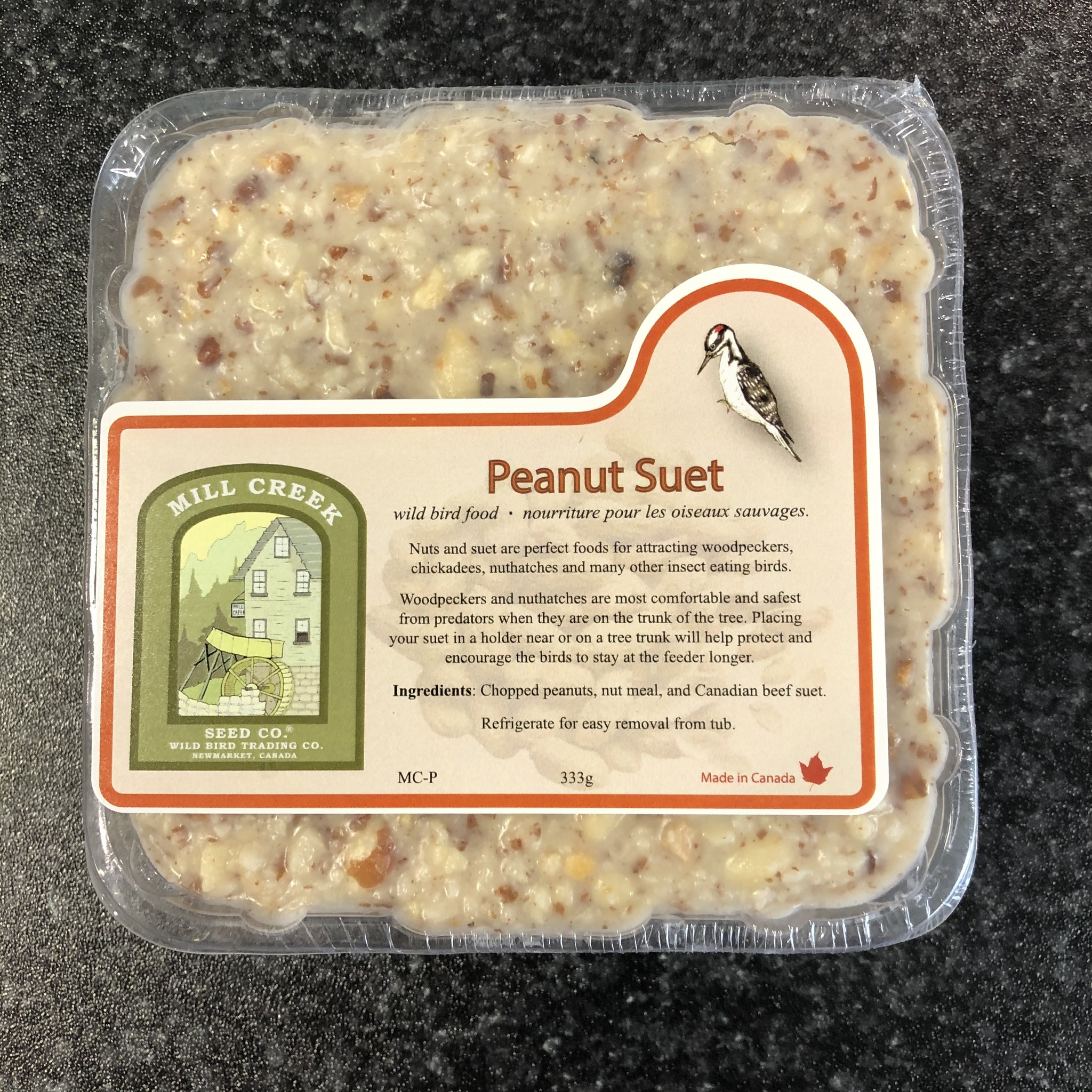 Mill Creek Peanut Premium Suet Cake Backyard Birds Nature Shop