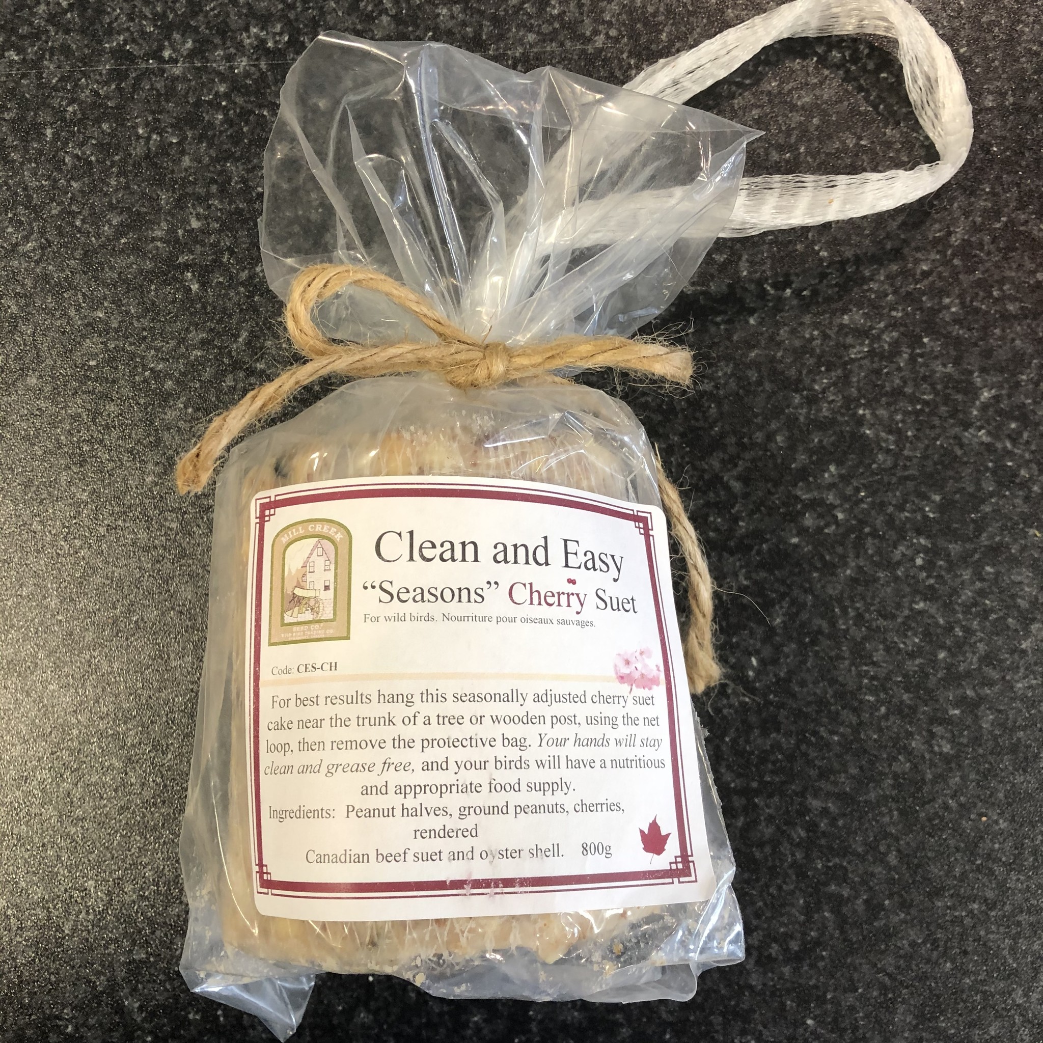 Seasons Cherry Clean & Easy Suet Bell Backyard Birds Nature Shop