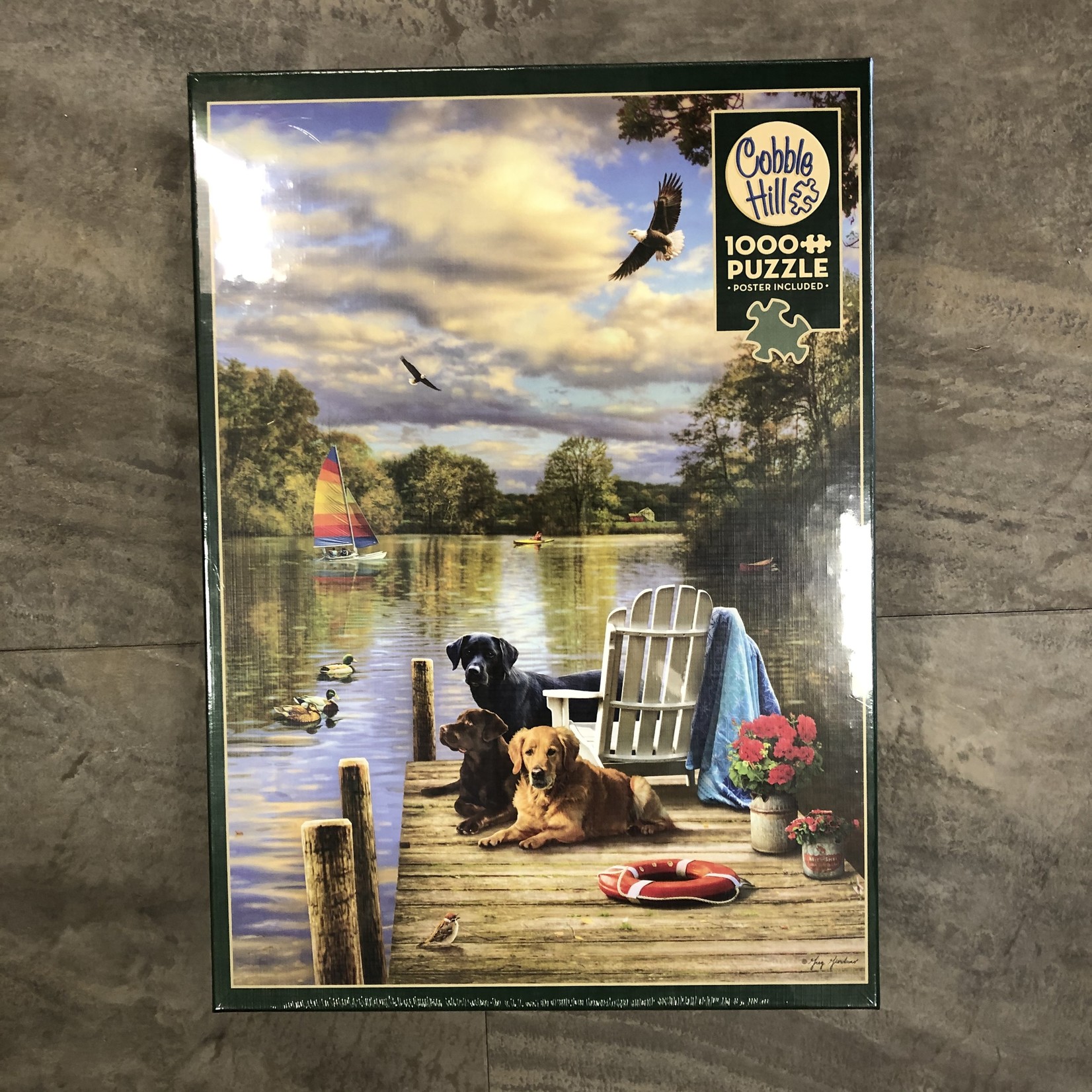 Cobble Hill Puzzles Dog Day Afternoon - 1000 pc Puzzle