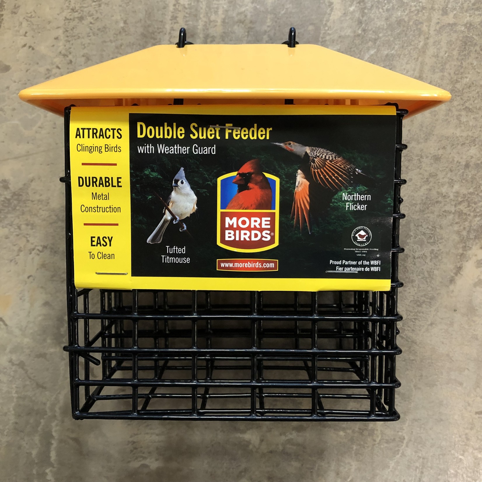Double Suet Cage with Weather Guard