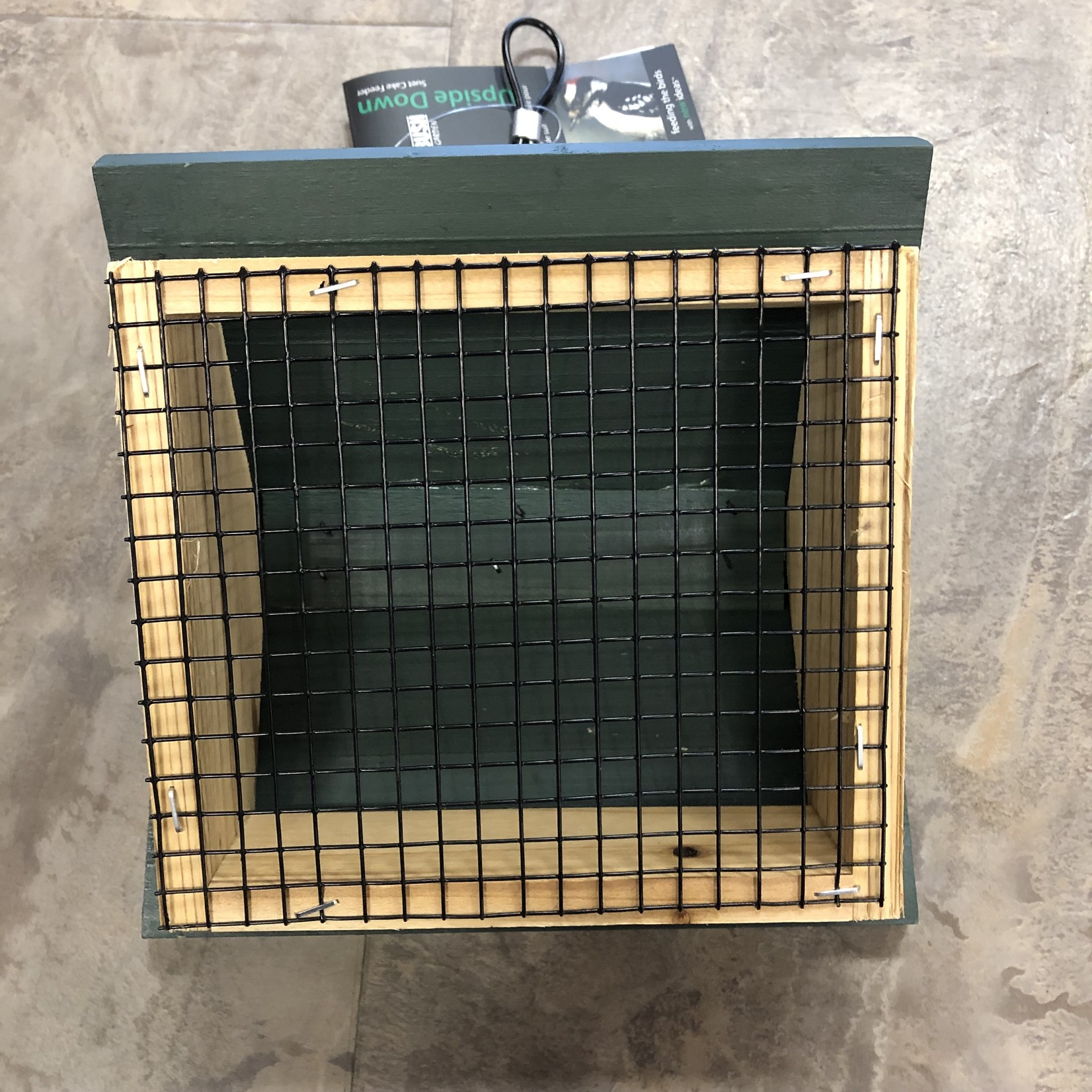 Upside-Down Suet Cake Feeder