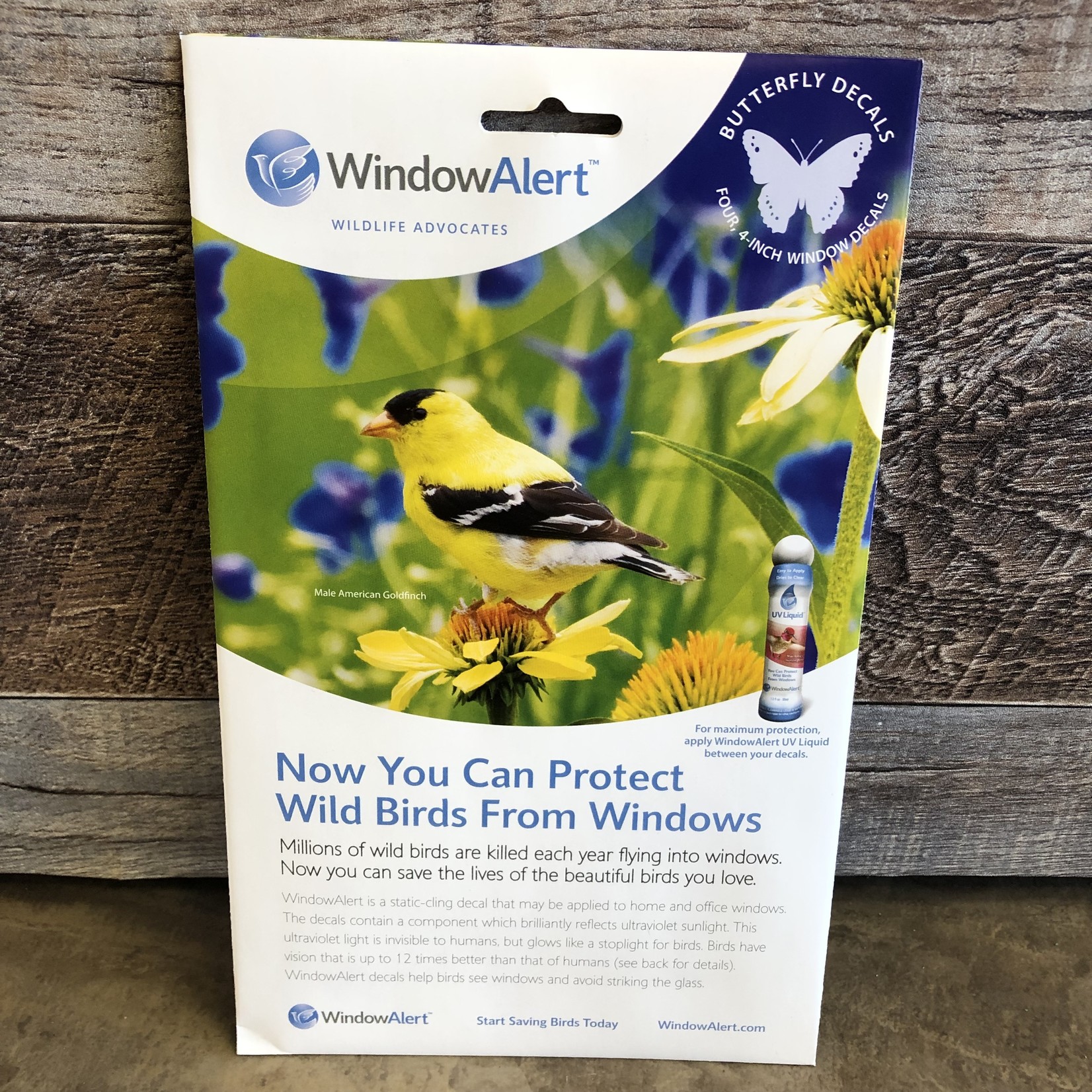 Window Alert Decal - Butterfly