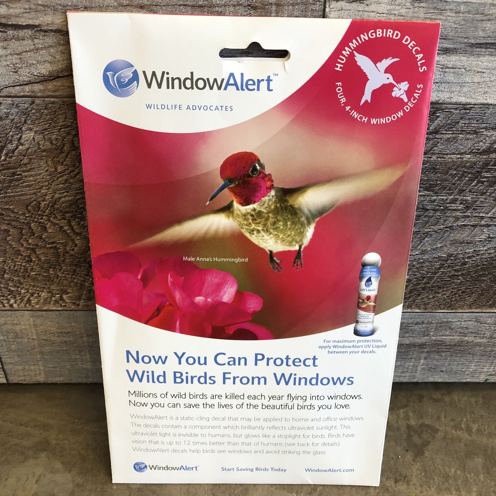 Window Alert Decal - Hummingbird