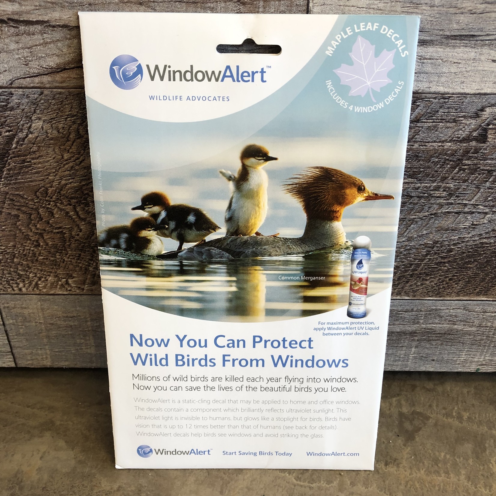 Window Alert Decal - Maple Leaf