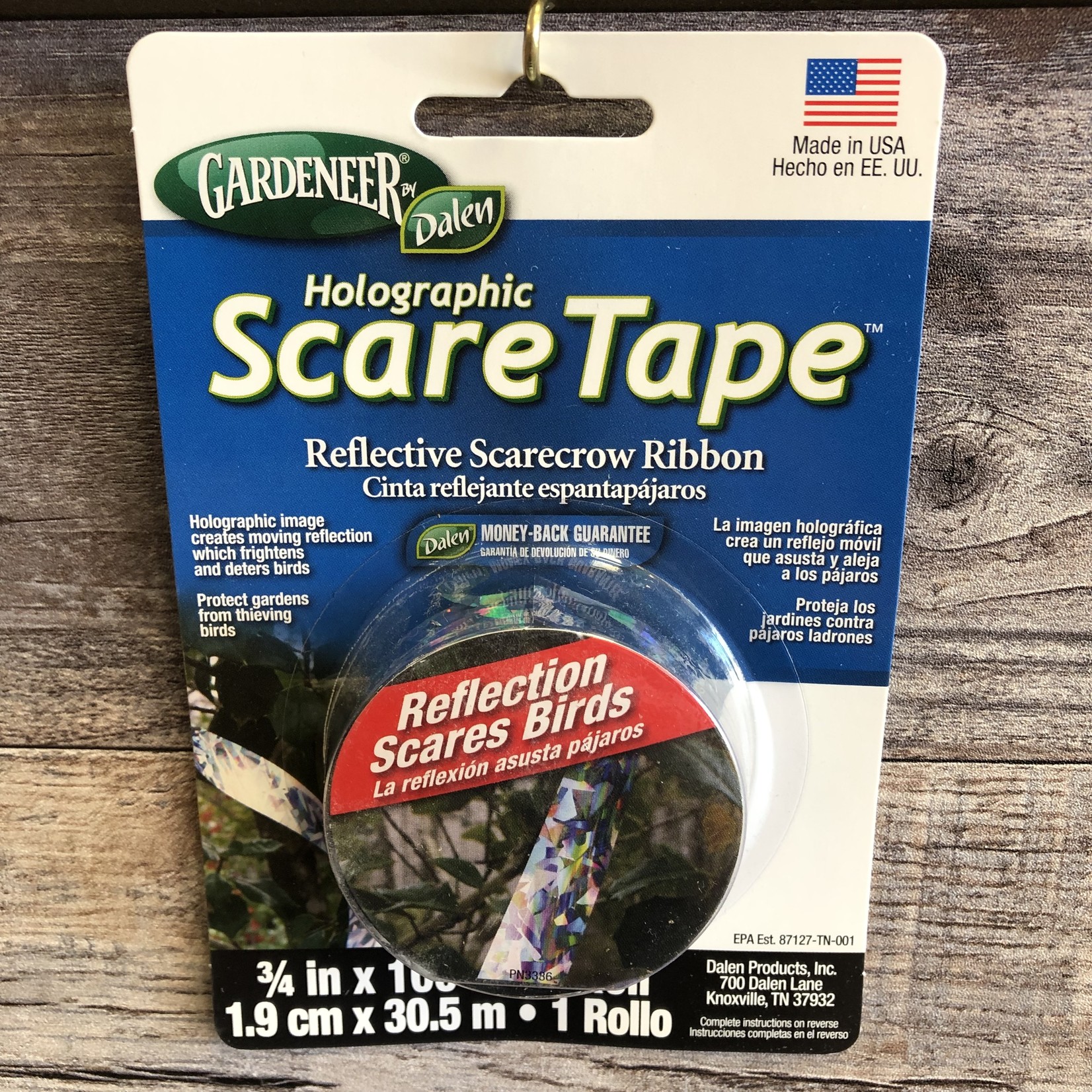 Holographic Scare Tape