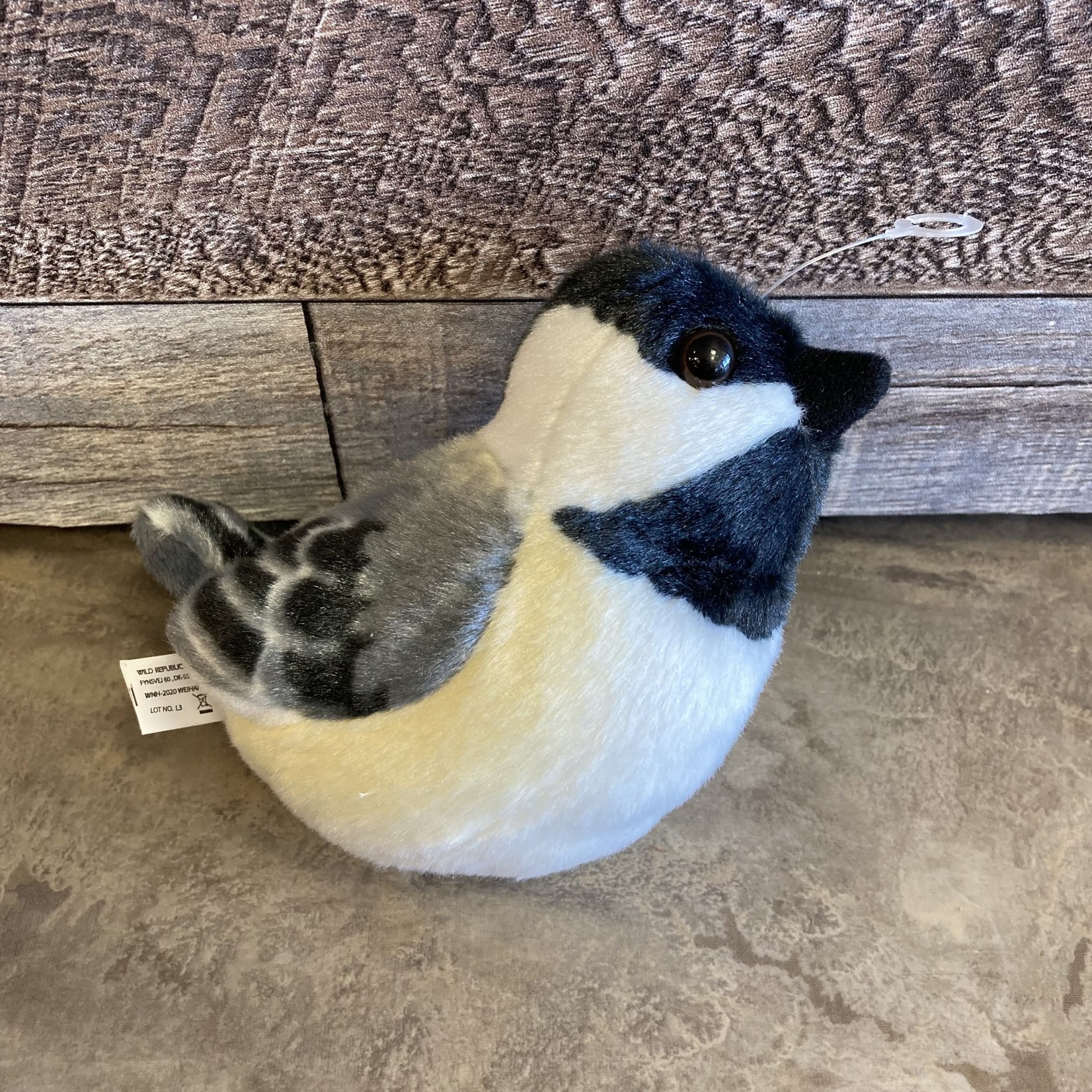 Wild Republic Audubon Plush Bird Black-capped Chickadee